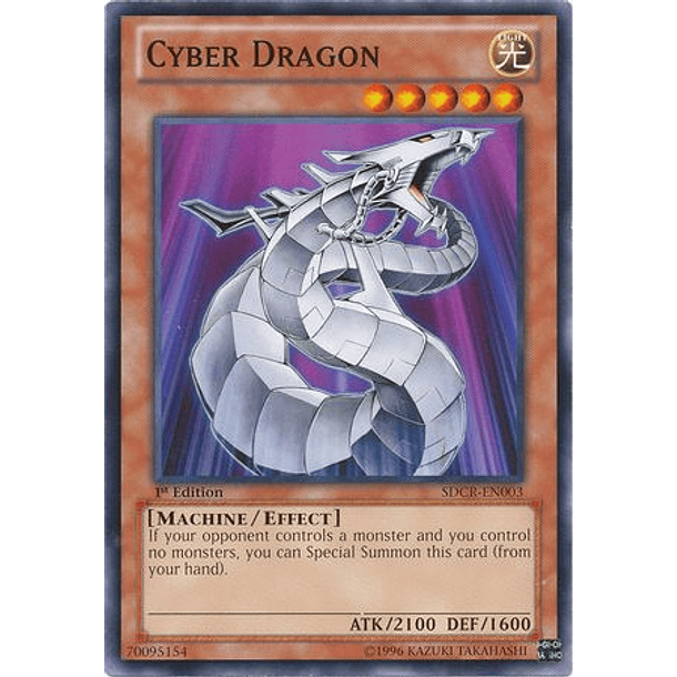 Cyber Dragon (White) - SDCR-EN003 - Common