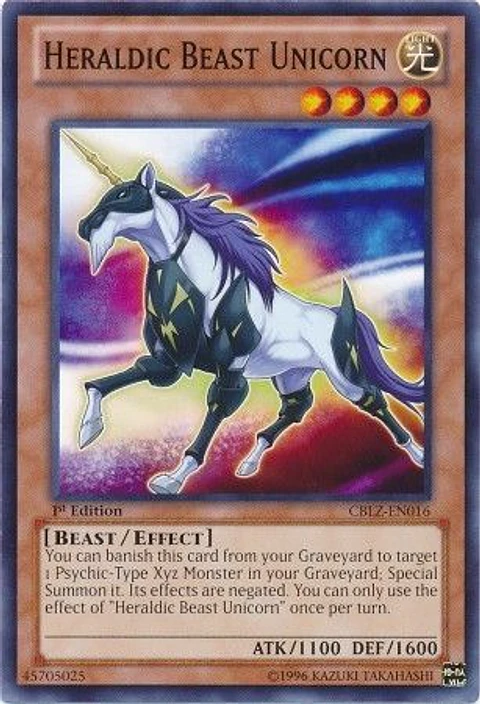 Heraldic Beast Unicorn - CBLZ-EN016 - Common
