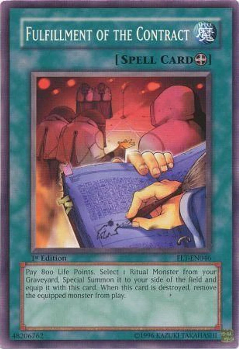 Fulfillment of the Contract - FET-EN046 - Common