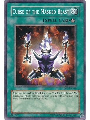 Curse of the Masked Beast - DB1-EN219 - Common