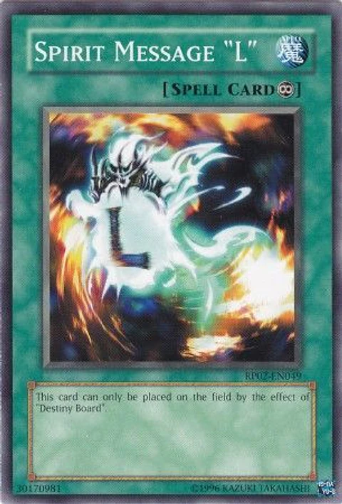 Spirit Message "L" - RP02-EN049 - Common