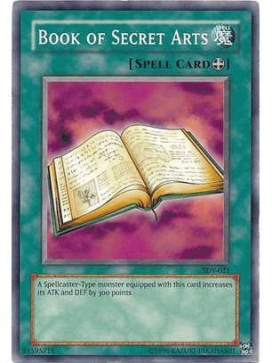 Book of Secret Arts - SDY-021 - Common  (No Feather Misprint) (DESGASTADA)