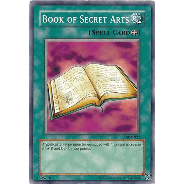 Book of Secret Arts - SDY-021 - Common  (No Feather Misprint) (DESGASTADA)