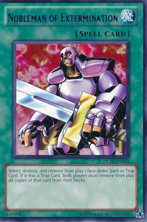 Nobleman of Extermination - DL11-EN015 - Rare (letras Verdes Español) 1