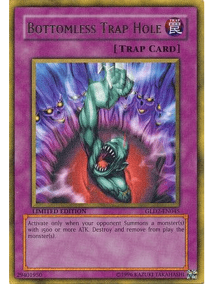 Bottomless Trap Hole - GLD2-EN045 - Gold Rare