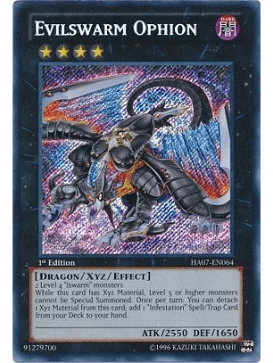 Evilswarm Ophion - HA07-EN064 - Secret Rare 