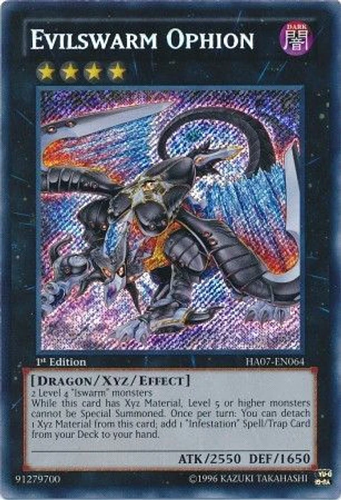 Evilswarm Ophion - HA07-EN064 - Secret Rare 