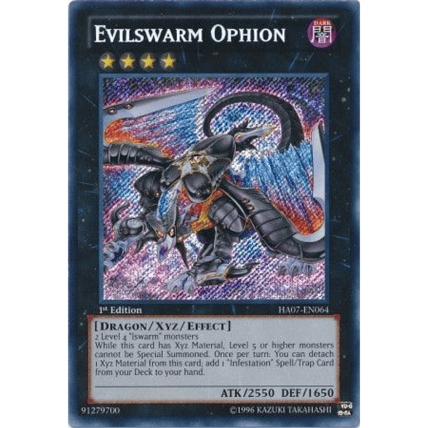 Evilswarm Ophion - HA07-EN064 - Secret Rare 