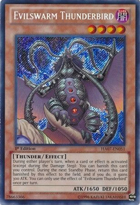 Evilswarm Thunderbird - HA07-EN051 - Secret Rare