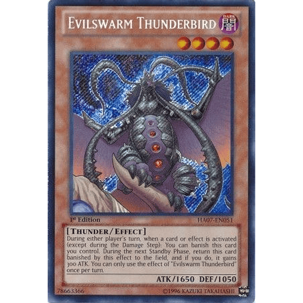 Evilswarm Thunderbird - HA07-EN051 - Secret Rare