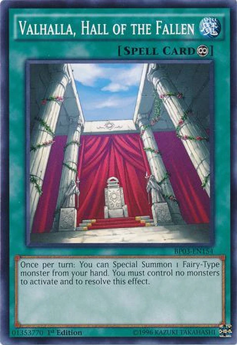 Valhalla, Hall of the Fallen - BP03-EN154 - Common 