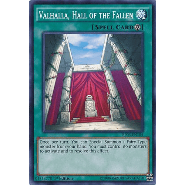 Valhalla, Hall of the Fallen - BP03-EN154 - Common 