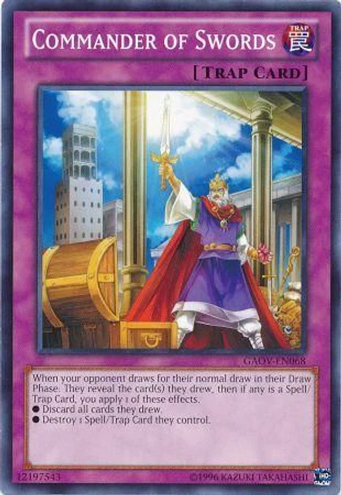 Commander of Swords - GAOV-EN068 - Common