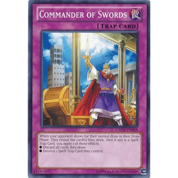 Commander of Swords - GAOV-EN068 - Common