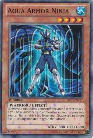 Aqua Armor Ninja - SP13-EN017 - Starfoil Rare 1