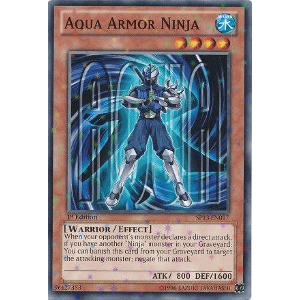 Aqua Armor Ninja - SP13-EN017 - Starfoil Rare