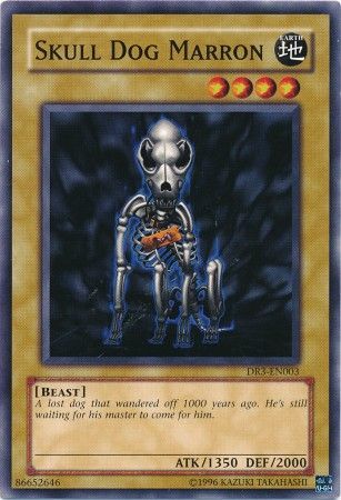 Skull Dog Marron - DR3-EN003 - Common 1