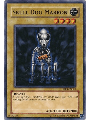 Skull Dog Marron - DR3-EN003 - Common