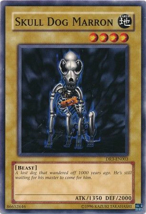 Skull Dog Marron - DR3-EN003 - Common