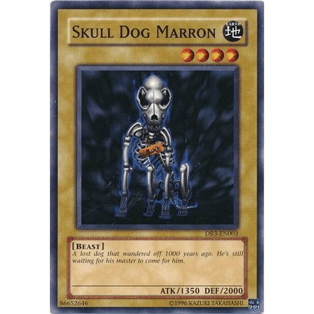 Skull Dog Marron - DR3-EN003 - Common