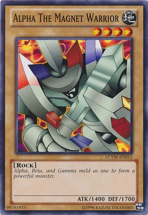 Alpha the Magnet Warrior - LCYW-EN012 - Common
