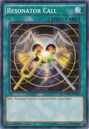 Resonator Call - HSRD-EN025 - Common 1