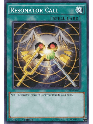 Resonator Call - HSRD-EN025 - Common