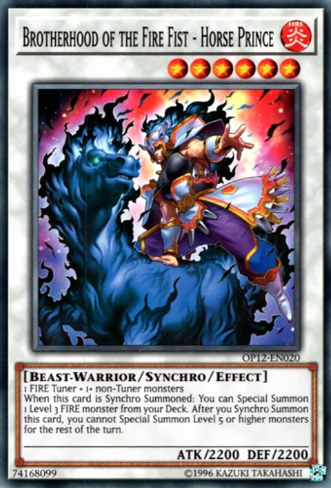 Brotherhood of the Fire Fist - Horse Prince - OP12-EN020 - Common 