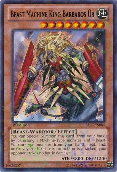 Beast Machine King Barbaros Ur - BP02-EN084 - Mosaic Rare