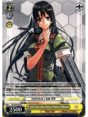 2nd Tone-class Heavy Cruiser, Chikuma - KC/S25-E027 - C 