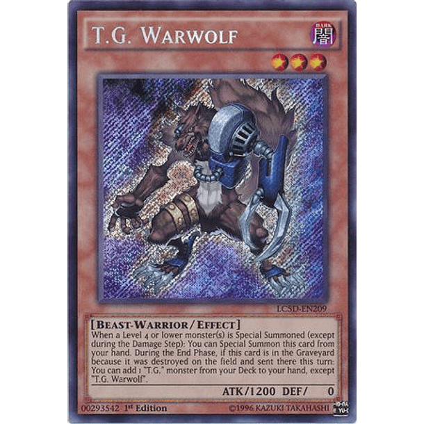 T.G. Warwolf - LC5D-EN209 - Secret Rare
