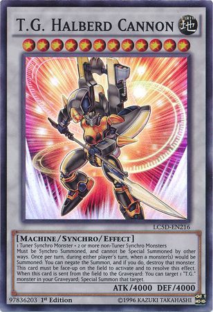 T.G. Halberd Cannon - LC5D-EN216 - Super Rare 1