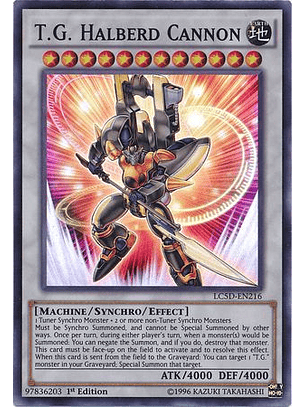 T.G. Halberd Cannon - LC5D-EN216 - Super Rare