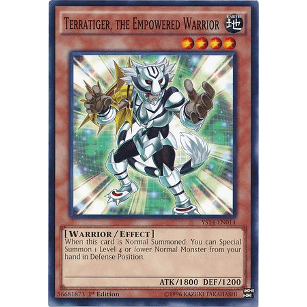 Terratiger, the Empowered Warrior - YS14-EN014 - Common