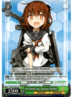 3rd Akatsuki-class Destroyer, Ikaduchi - KC/S25-TE23 - TD 