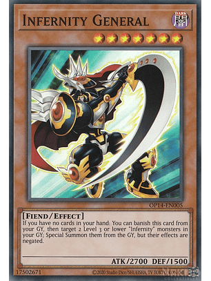 Infernity General - OP14-EN005 - Super Rare