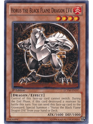 Horus the Black Flame Dragon LV4 - LCYW-EN197 - Common
