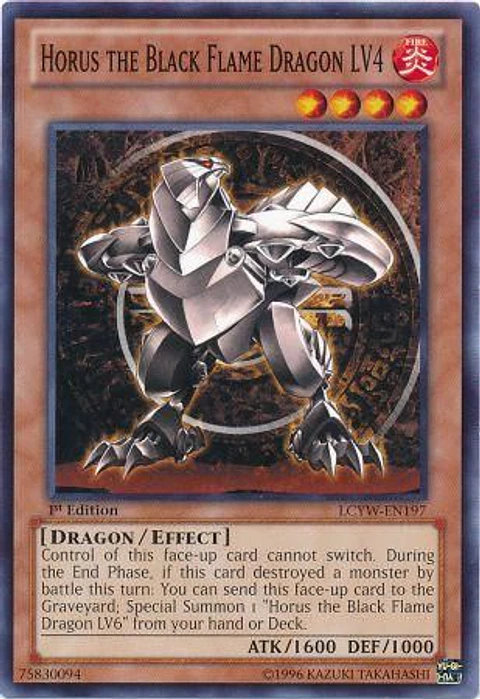 Horus the Black Flame Dragon LV4 - LCYW-EN197 - Common