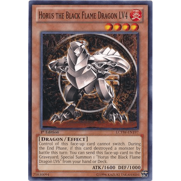 Horus the Black Flame Dragon LV4 - LCYW-EN197 - Common