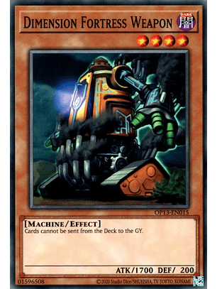 Dimension Fortress Weapon - OP13-EN015 - Common 