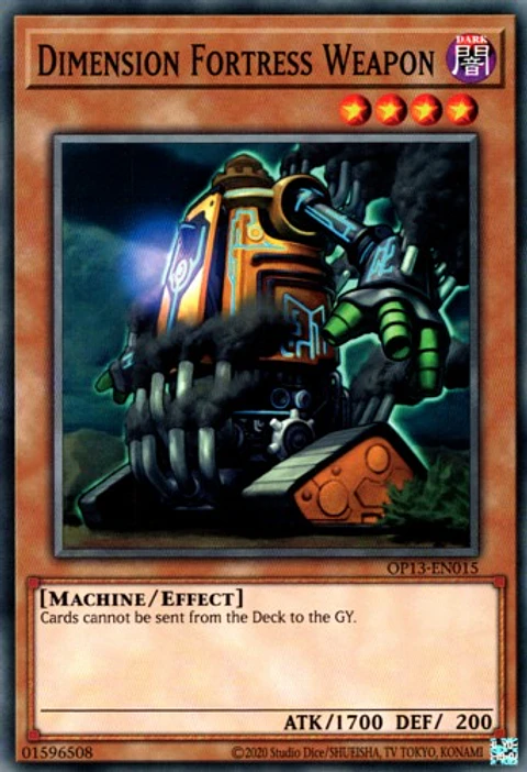 Dimension Fortress Weapon - OP13-EN015 - Common 