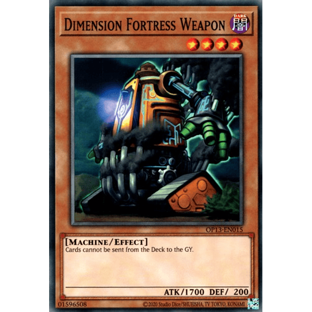 Dimension Fortress Weapon - OP13-EN015 - Common 