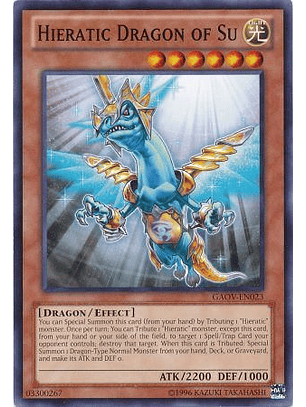 Hieratic Dragon of Su - GAOV-EN023 - Common