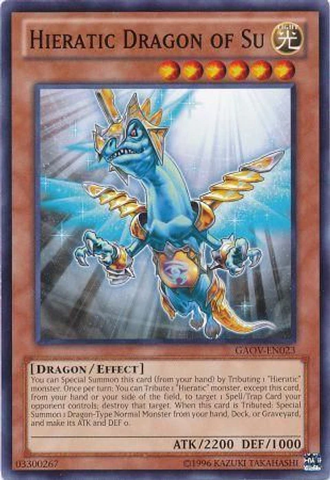 Hieratic Dragon of Su - GAOV-EN023 - Common