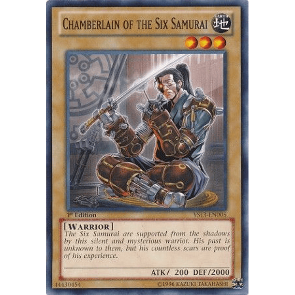 Chamberlain of the Six Samurai - YS13-EN005 - Common
