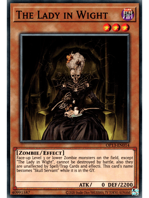 The Lady in Wight - OP13-EN015 - Common 