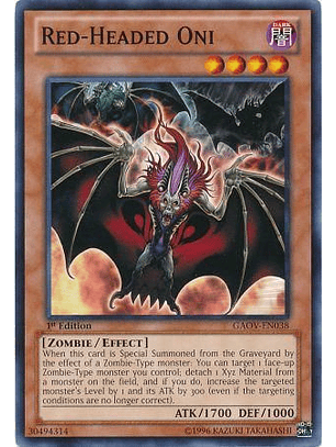 Red-Headed Oni - GAOV-EN038 - Common 