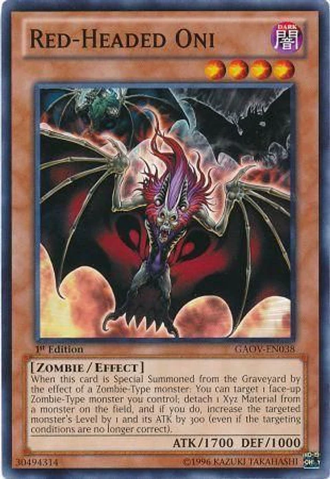 Red-Headed Oni - GAOV-EN038 - Common 