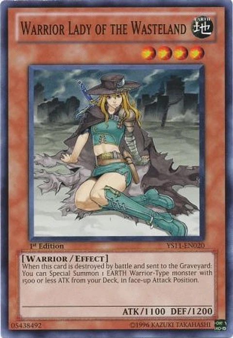 Warrior Lady of the Wasteland - YS11-EN020 - Common (jugada)
