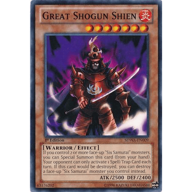 Great Shogun Shien - SDWA-EN009 - Common (jugada)